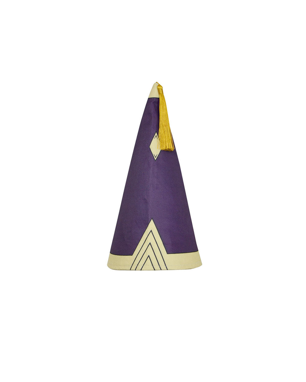 Olruggio Magic Outfit Purple Hooded Cloak with Royal Blue Lining Shirt Skirt and Iconic Thimble Hat for Cosplay