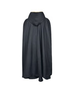 Olruggio Magic Outfit Purple Hooded Cloak with Royal Blue Lining Shirt Skirt and Iconic Thimble Hat for Cosplay