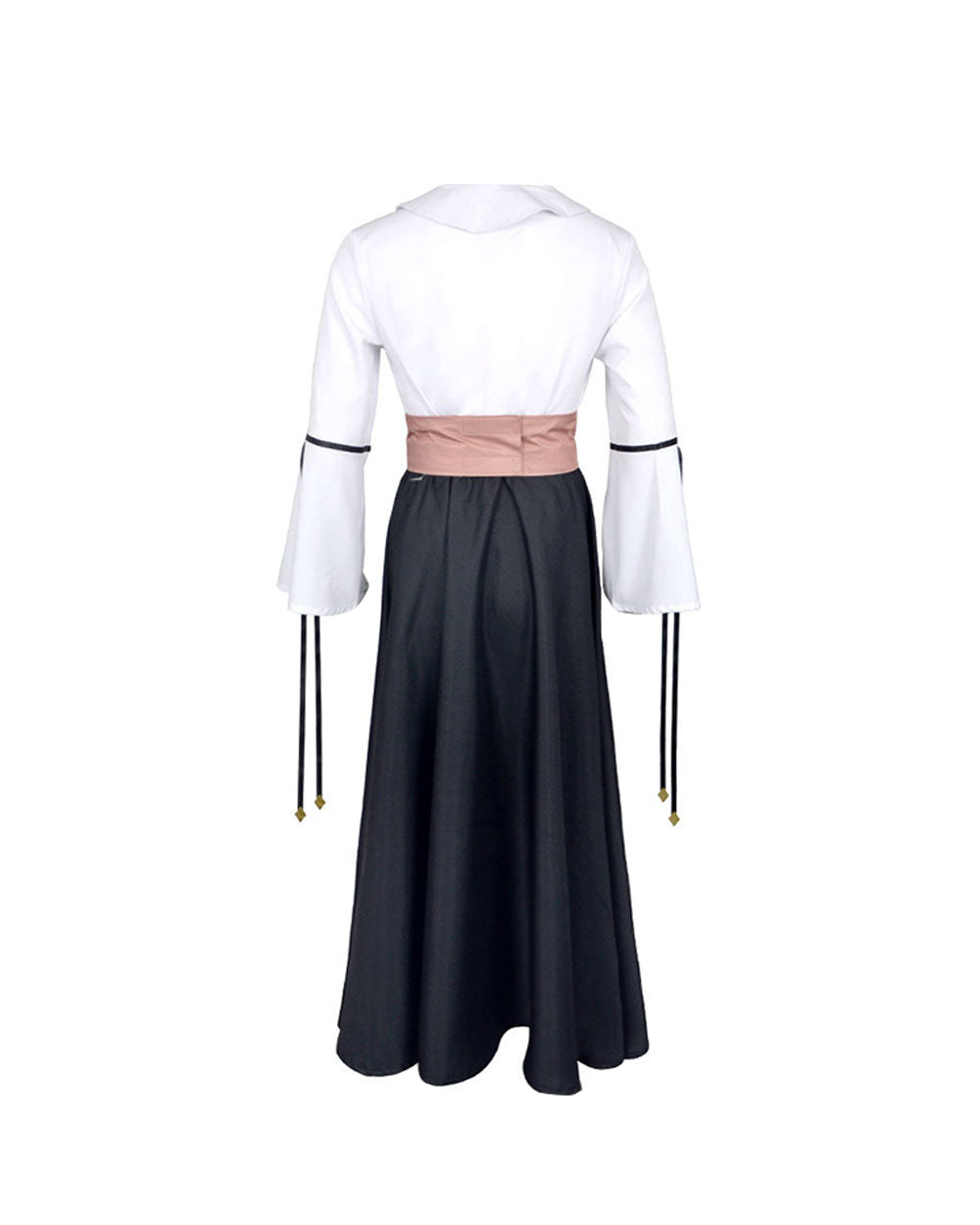 Olruggio Magic Outfit Purple Hooded Cloak with Royal Blue Lining Shirt Skirt and Iconic Thimble Hat for Cosplay
