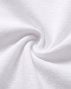 Women Brazil Jersey White Soccer T-shirt Loose Drop Shoulder Mascot Tee for Stadium Sports Cheering Events