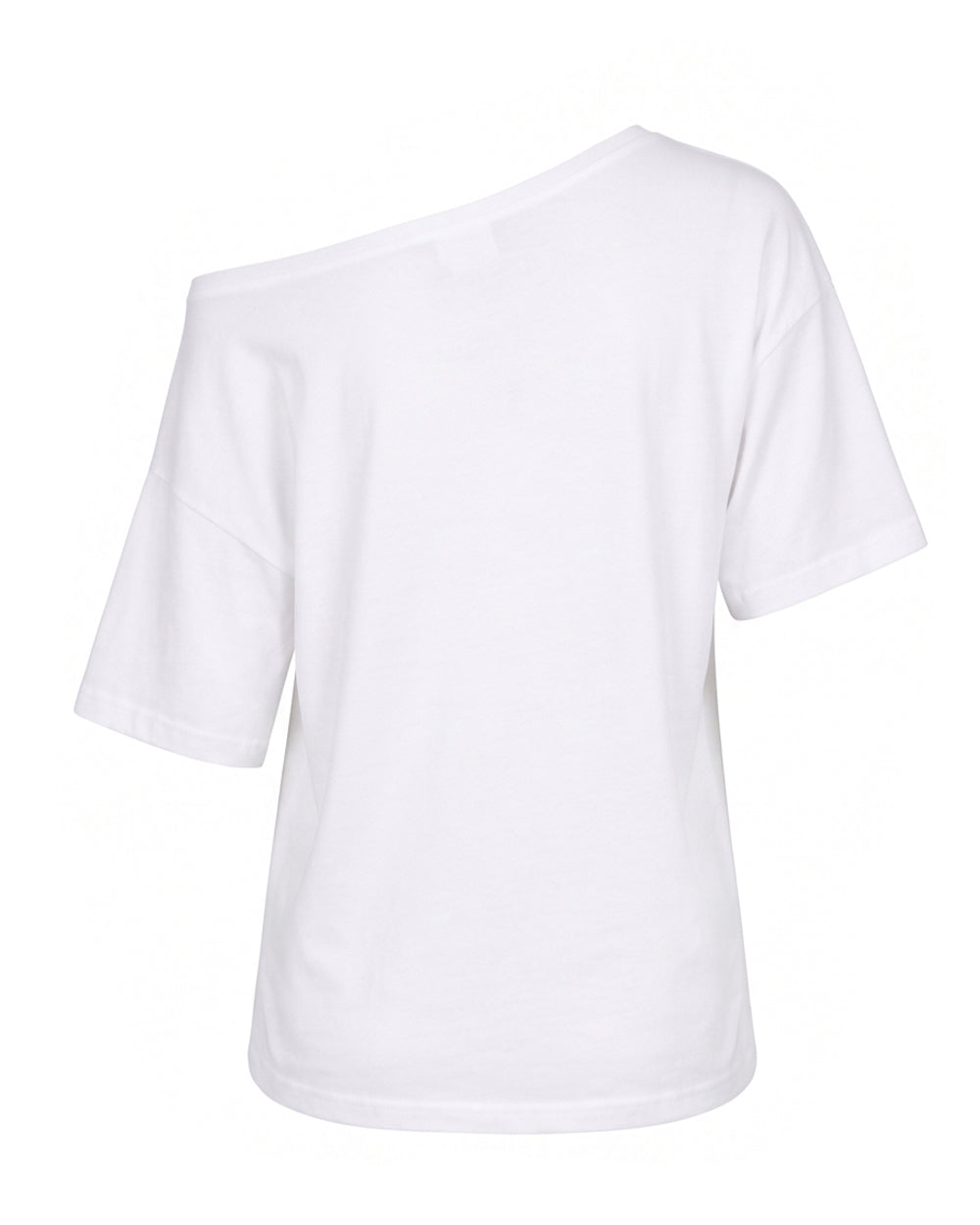 Women Brazil Jersey White Soccer T-shirt Loose Drop Shoulder Mascot Tee for Stadium Sports Cheering Events