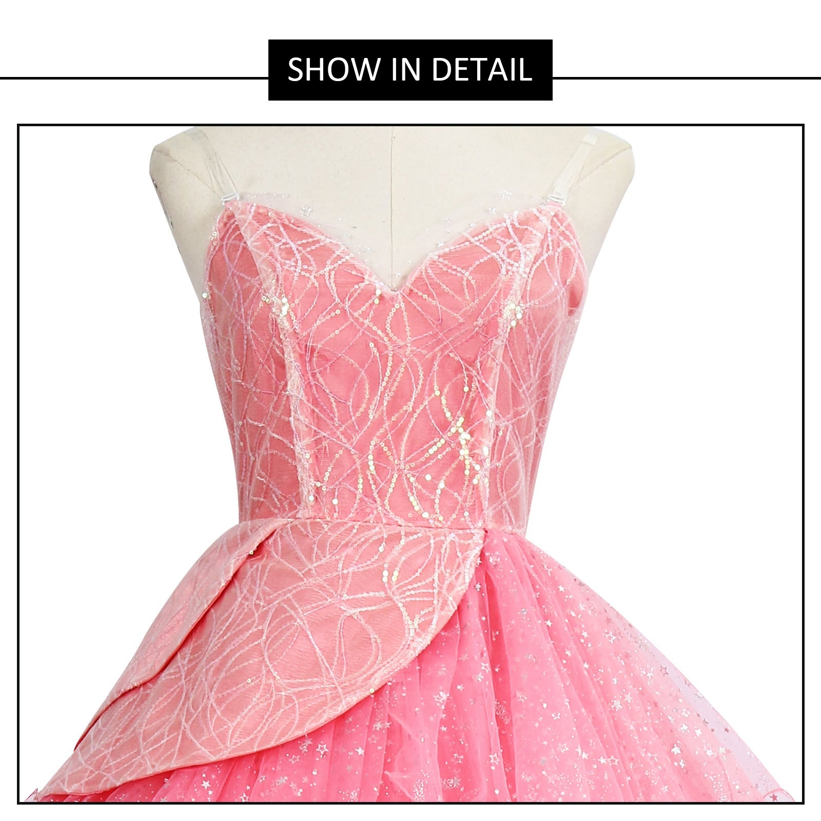 Wicked Movie Glinda Deluxe Cosplay Dress Pink Sequis Women Glinda The Good Witch Costume