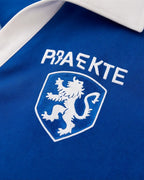 Women France Soccer Jersey Blue Polo Catch Me If You Can Shirt for Stadium Soccer Match Day Celebration