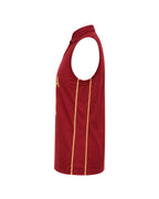 Women Spain Jersey Dark Red Sleeveless Polo Tank Top for Football Game Day Stadium Wear