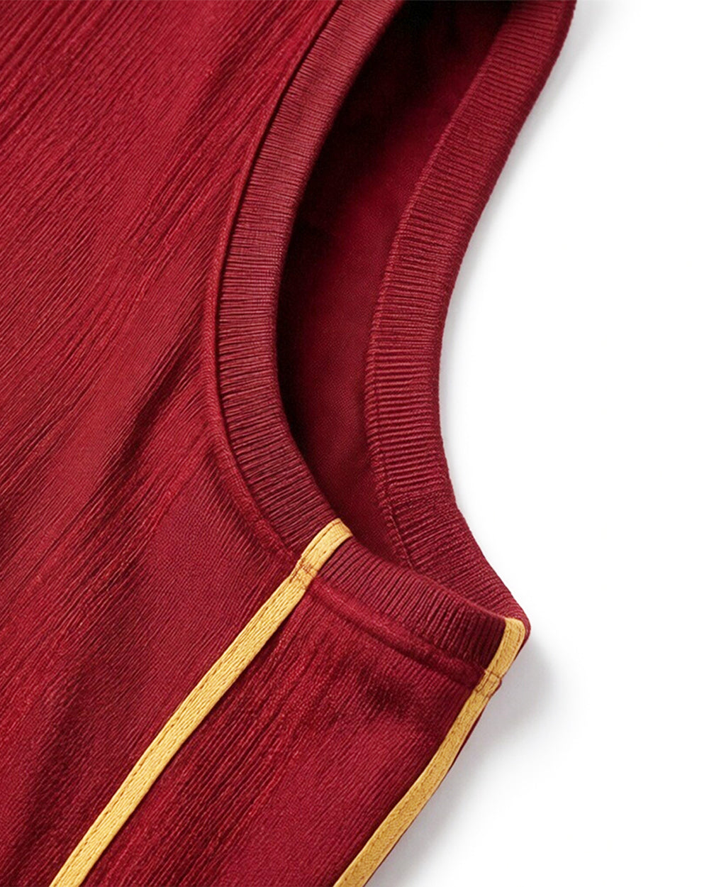 Women Spain Jersey Dark Red Sleeveless Polo Tank Top for Football Game Day Stadium Wear