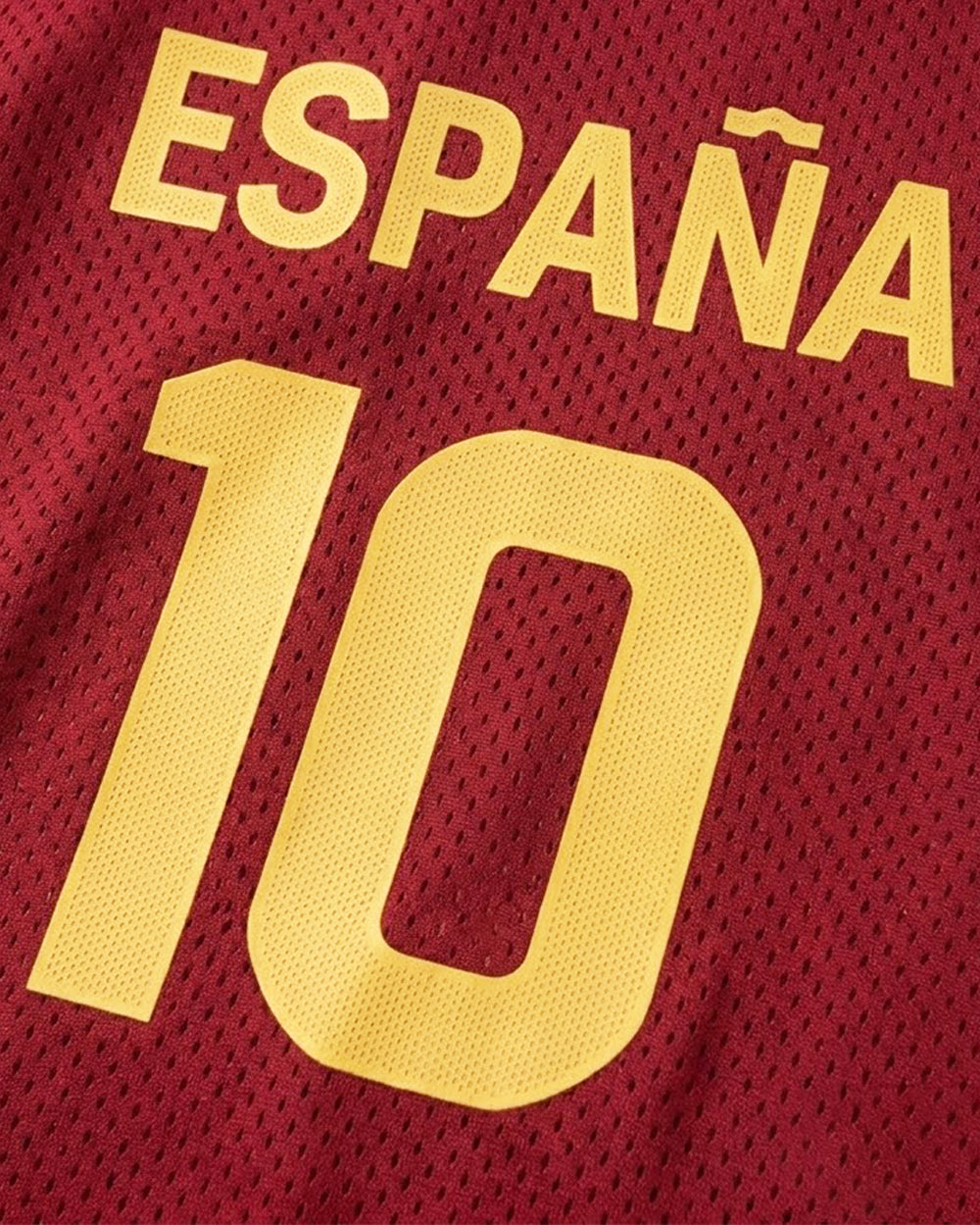 Women Spain Jersey Dark Red Off Shoulder Top for Football Game Day Sports Outfits and Streetwear