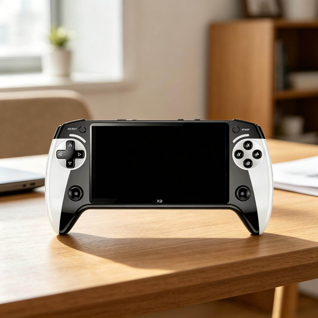 X9 Handheld Game Console 5.5" Linux Retro Game Console with 3000+ Classic Games and Dual Joysticks for Game Lovers