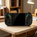 X95 Pro Retro Handheld Game Console Android 9.0 Portable Gaming Device with 64G SD Card and RGB Lighting For Game Players