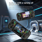 X95 Pro Retro Handheld Game Console Android 9.0 Portable Gaming Device with 64G SD Card and RGB Lighting For Game Players