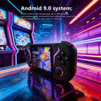 X95 Pro Retro Handheld Game Console Android 9.0 Portable Gaming Device with 64G SD Card and RGB Lighting For Game Players