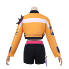 Yellow Costume Tops Vest and Shorts Full Set Deluxe Kids Adults Halloween Cosplay Outfit