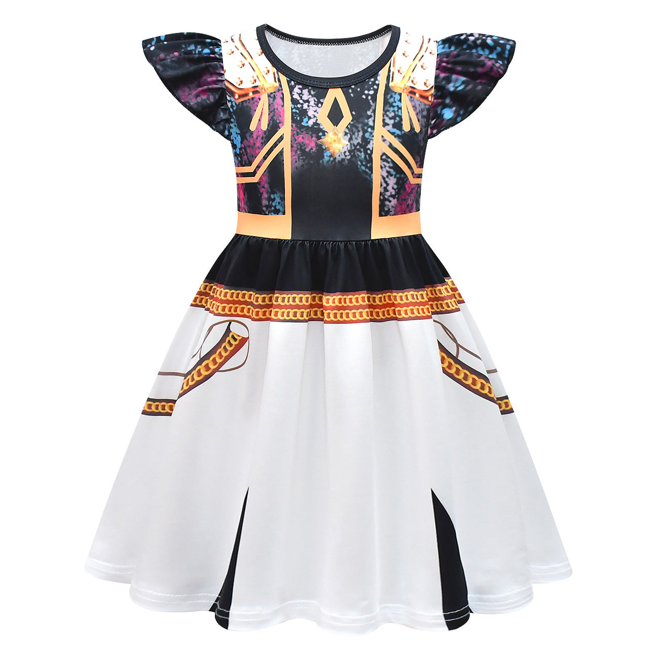 Girls Pop Star Dress Halloween Costumes Party Dress Up Outfit