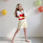 Girls Nova Costume White Daywalker Vampire Dress and Bag Zombie Outfit for Cosplay Party