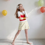 Girls Nova Costume White Daywalker Vampire Dress and Bag Zombie Outfit for Cosplay Party