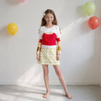 Girls Nova Costume White Daywalker Vampire Dress and Bag Zombie Outfit for Cosplay Party