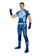 Boys Adults A-train Costume Jumpsuit and Gloves Suit Halloween Cosplay Outfit