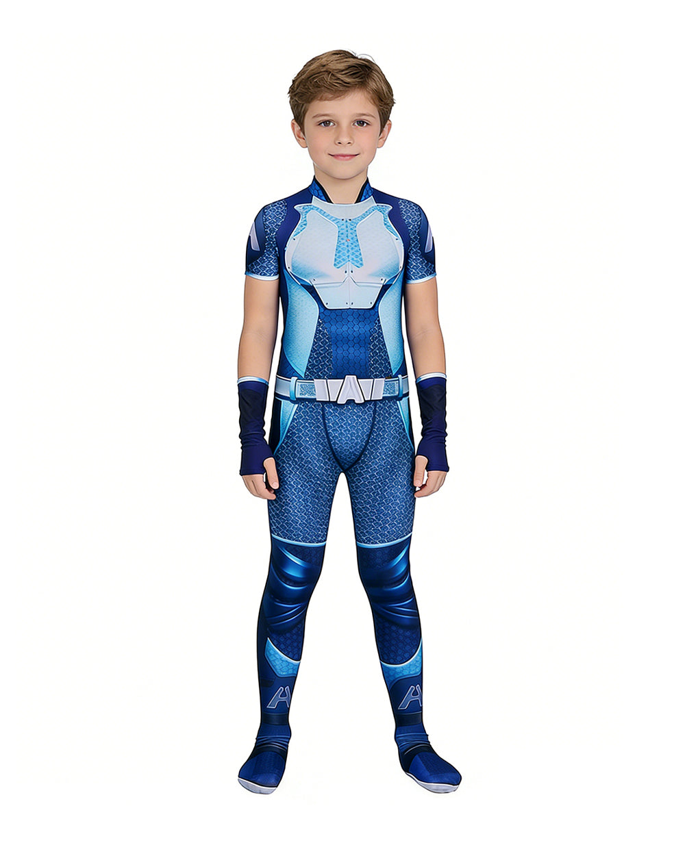 Boys Adults A-train Costume Jumpsuit and Gloves Suit Halloween Cosplay Outfit