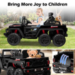 24V Ride On Car 6 Wheels Large Pickup Truck with Remote Control 2 Seater Car for Kids