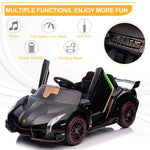 12V Kids Lambo Ride On Car Sports Dual Drive Car with 2.4G Remote Control Electric Racing Car