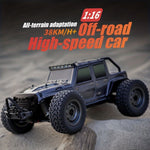 38KM/H Fast RC Truck 4WD Full-scale Off-road Jeep 1/16 All Terrain Climbing Vehicle