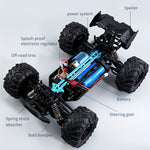 38KM/H Fast RC Truck 4WD Full-scale Off-road Jeep 1/16 All Terrain Climbing Vehicle