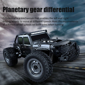 38KM/H Fast RC Truck 4WD Full-scale Off-road Jeep 1/16 All Terrain Climbing Vehicle