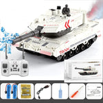 2.4G Remote Control Tank Simulation Crawler Water Bomb Tank Smoking Tank with Light Sound