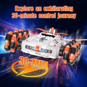 6 Wheels RC Car 360° Rotation RC Stunt Car Spray Swing Arm Drift Vehicle For Kids