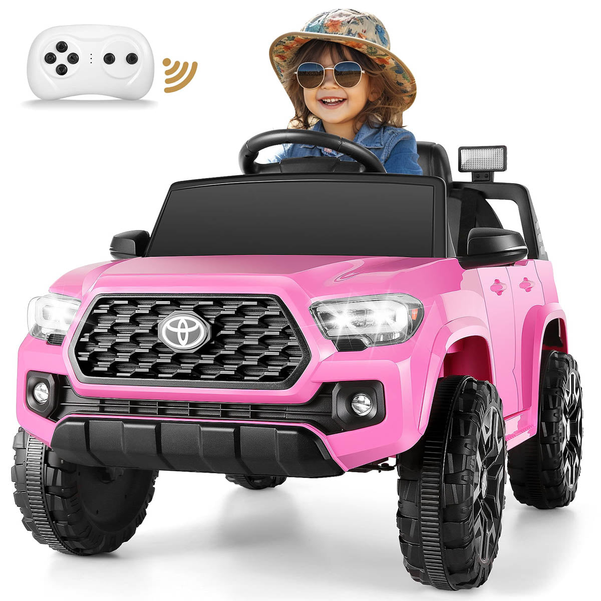 12V Kids Electric Car w/ 2.4G Remote 3 Speeds Ride on Car Battery Powered Truck For Boys Girls