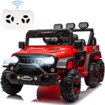 24V Ride On Car 6 Wheels Large Pickup Truck with Remote Control 2 Seater Car for Kids