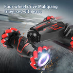 Remote Control Car 2.4G Stunt Twist Car Two Forms Climbing Off-road Vehicle Toy