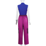 Addison Zombies Costume Blue Zombie Outfit The Captain of the Cheer Squad Cosplay Suit