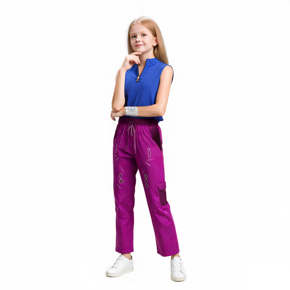 Addison Zombies Costume Blue Zombie Outfit The Captain of the Cheer Squad Cosplay Suit