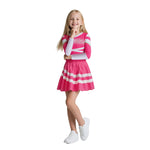 Zombies Cheerleader Costumes Cosplay Dress Up Outfit Sweatshirt Skirt and Pom Poms