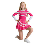 Zombies Cheerleader Costumes Cosplay Dress Up Outfit Sweatshirt Skirt and Pom Poms