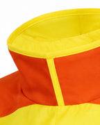 Mens Exploding Hero Costume Yellow Jumpsuit with Helmet and Accessories for Halloween Cosplay