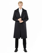 Mens Retro Spider Detective Costume Black Hero Trench Coat with Helmet and Accessories for Cosplay