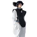 Adult Choso Costume White Kimono Robe Pants with Vest and Scarf for Halloween Carnival