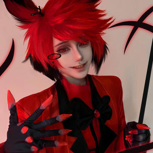 Adult Alastor Costume Hazbin Hotel Cosplay Outfit Radio Demon Cosplay Full Set for Halloween Carnival