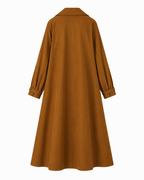 Women Tomorrow Superheroine Trench Coat Brown Long Duster Jacket and Jumpsuit for Comic Con