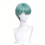 Boys Cosplay Wigs Korean Pop Stars Fashion Green Black Wigs