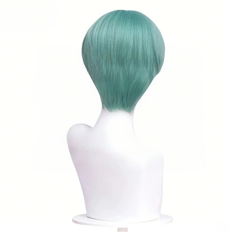 Boys Cosplay Wigs Korean Pop Stars Fashion Green Black Wigs