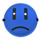 Kids Adult The Party Pooper Mask Liminal Space Anti-Party Blue Sad Face Mask for Cosplay Party