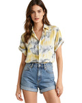 Liminal Space Explorer Mary Shirt Horror Film Yellow Top for Women Girls Creepy Halloween Party