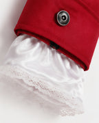 Boys July 4 Outfit Red Historical Costume with Bald Colonial Wig for USA Anniversary Celebrations