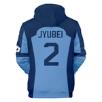 Teens Adult Blue Lock Hoodie Isagi Yoichi Plus Size Pullover Sweatshirt No.11 Sport Uniform