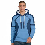 Nagi #11 Hoodie Blue Bachira #8 Sweatshirt Adult Pullover for Sports Daily Wear Cosplay