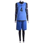 Blue Lock Jersey & Shorts Football Training Uniform Optional Isagi Yoichi #11 Soccer Uniforms Blue Lock Cosplay Costume