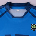 Adult Blue Isagi Football Jersey Isagi Yoichi Bachira Uniform Full Set Football Team Sportswear