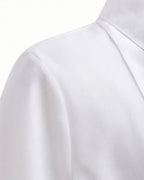 Kids Retro Ice Cream Seller Costume White Soda Jerk Outfit with Apron and Red Bowtie for Halloween Cosplay